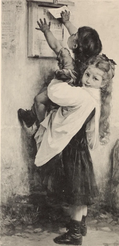 An illustration from Catalogue des tableaux anciens et modernes : par Juan de Arellano, Goya, Van Goyen ... : dessins anciens et aquarelles modernes ... : le tout dépendant de l'imporante collection de M. D.-- de G.--, 1896, leaf 111