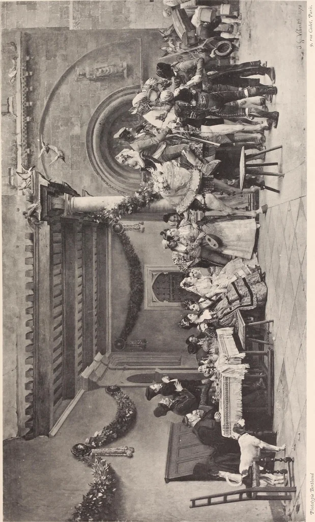 An illustration from Catalogue des tableaux anciens et modernes : par Juan de Arellano, Goya, Van Goyen ... : dessins anciens et aquarelles modernes ... : le tout dépendant de l'imporante collection de M. D.-- de G.--, 1896, leaf 139