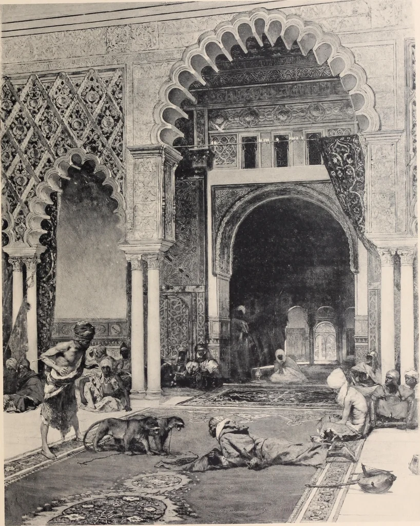 An illustration from Catalogue des tableaux anciens et modernes : par Juan de Arellano, Goya, Van Goyen ... : dessins anciens et aquarelles modernes ... : le tout dépendant de l'imporante collection de M. D.-- de G.--, 1896, leaf 26