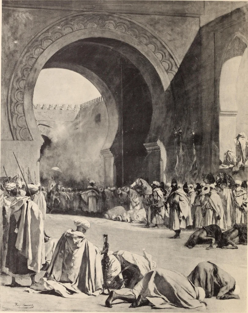 An illustration from Catalogue des tableaux anciens et modernes : par Juan de Arellano, Goya, Van Goyen ... : dessins anciens et aquarelles modernes ... : le tout dépendant de l'imporante collection de M. D.-- de G.--, 1896, leaf 29