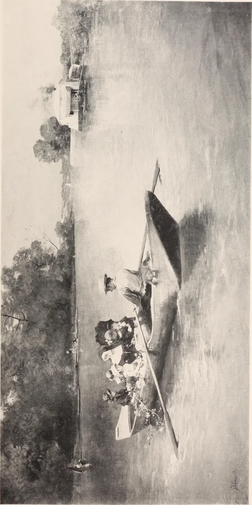 An illustration from Catalogue des tableaux anciens et modernes : par Juan de Arellano, Goya, Van Goyen ... : dessins anciens et aquarelles modernes ... : le tout dépendant de l'imporante collection de M. D.-- de G.--, 1896, leaf 78