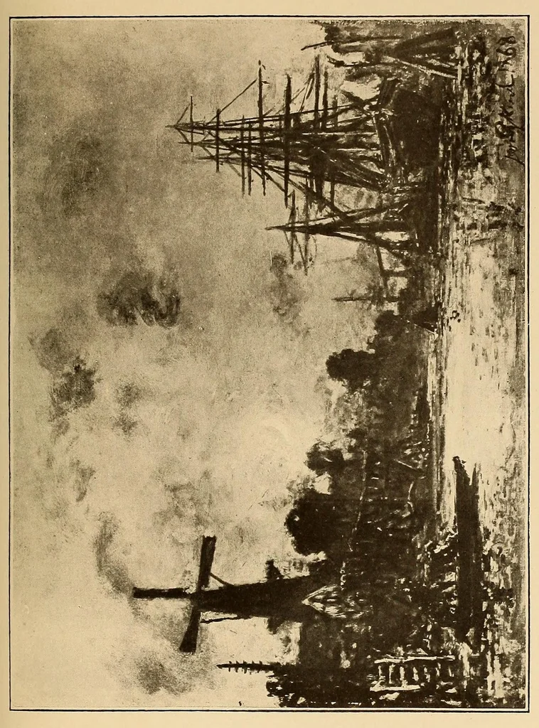 An illustration from Catalogue des tableaux modernes : aquarelles, pastels, dessins par Barye ... [et al.] : composant la collection de M. Hazard (première partie), 1919, leaf 155