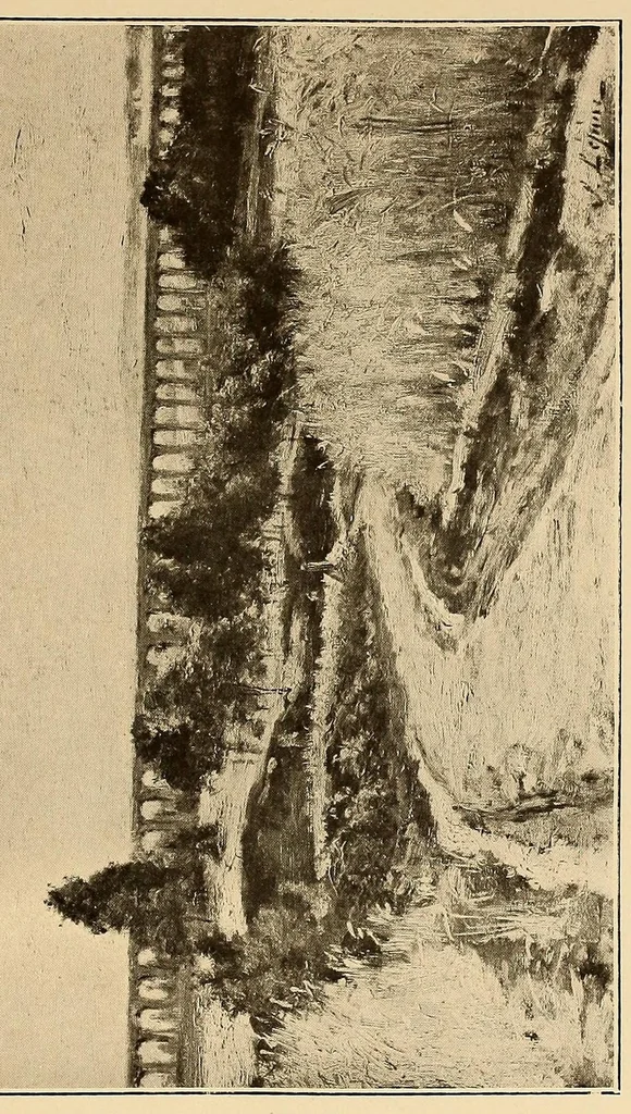 An illustration from Catalogue des tableaux modernes : aquarelles, pastels, dessins par Barye ... [et al.] : composant la collection de M. Hazard (première partie), 1919, leaf 195