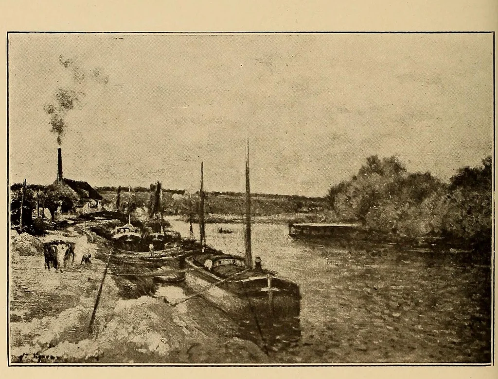 An illustration from Catalogue des tableaux modernes : aquarelles, pastels, dessins par Barye ... [et al.] : composant la collection de M. Hazard (première partie), 1919, leaf 256
