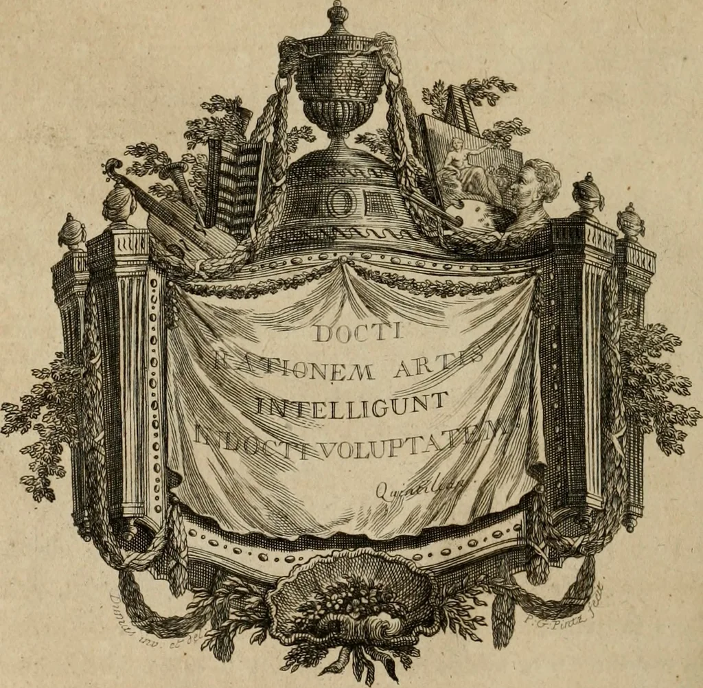 An illustration from Catalogue des tableaux de la Galerie impériale et royale de Vienne, 1784, leaf 365