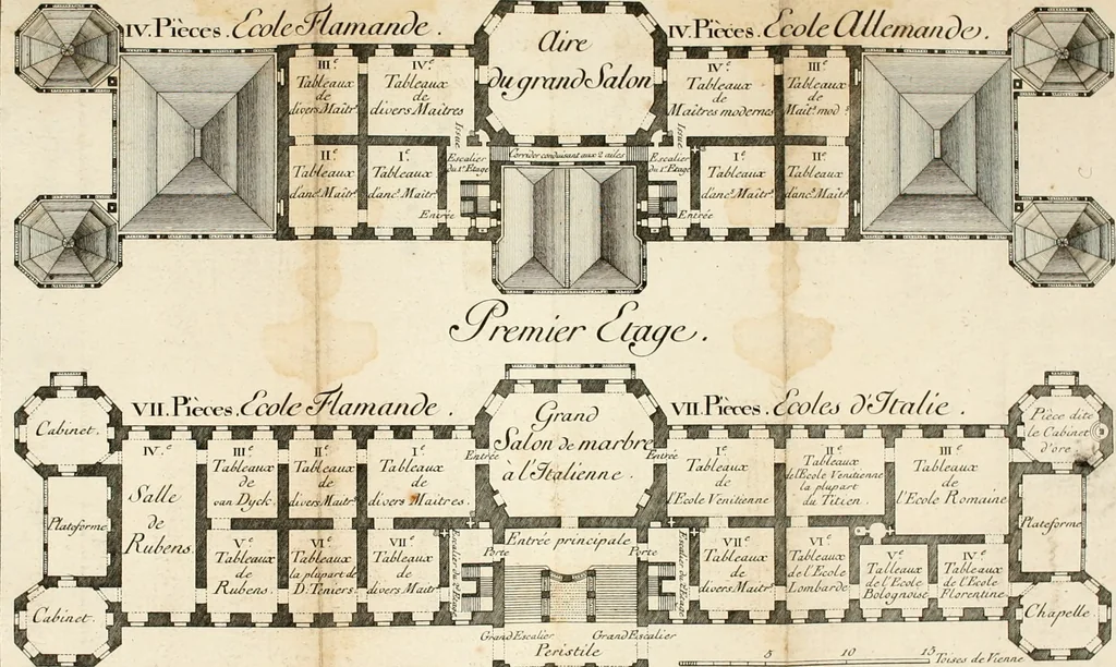An illustration from Catalogue des tableaux de la Galerie impériale et royale de Vienne, 1784, leaf 425