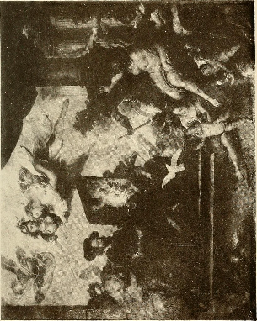 An illustration from Catalogue des tableaux du Musée du Prado, 1913, leaf 100