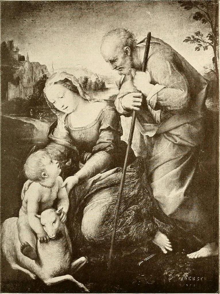 An illustration from Catalogue des tableaux du Musée du Prado, 1913, leaf 140