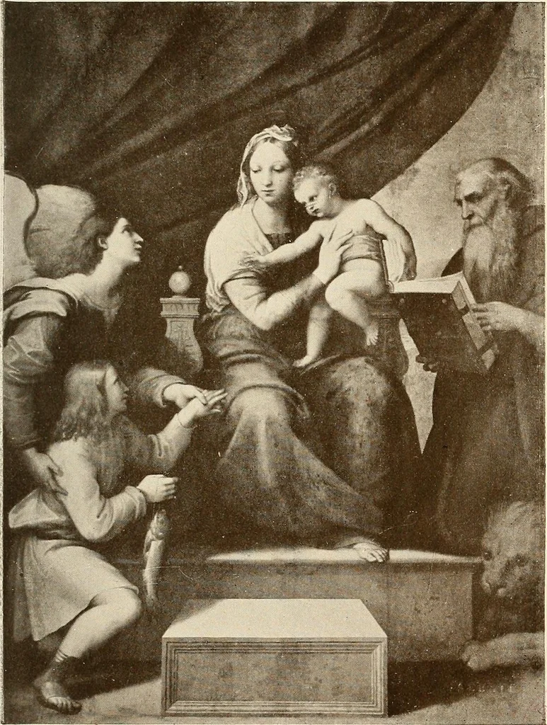 An illustration from Catalogue des tableaux du Musée du Prado, 1913, leaf 142