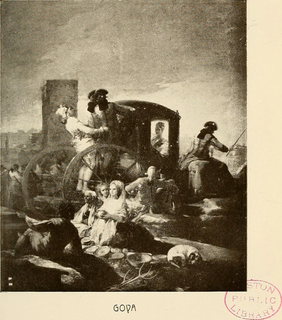 An illustration from Catalogue des tableaux du Musée du Prado, 1913, leaf 282