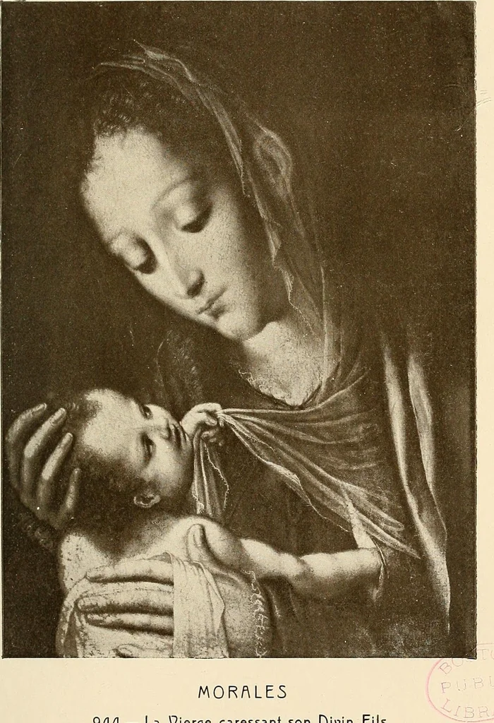 An illustration from Catalogue des tableaux du Musée du Prado, 1913, leaf 322