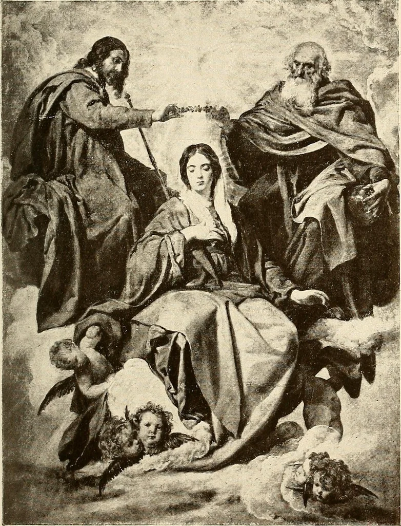 An illustration from Catalogue des tableaux du Musée du Prado, 1913, leaf 384