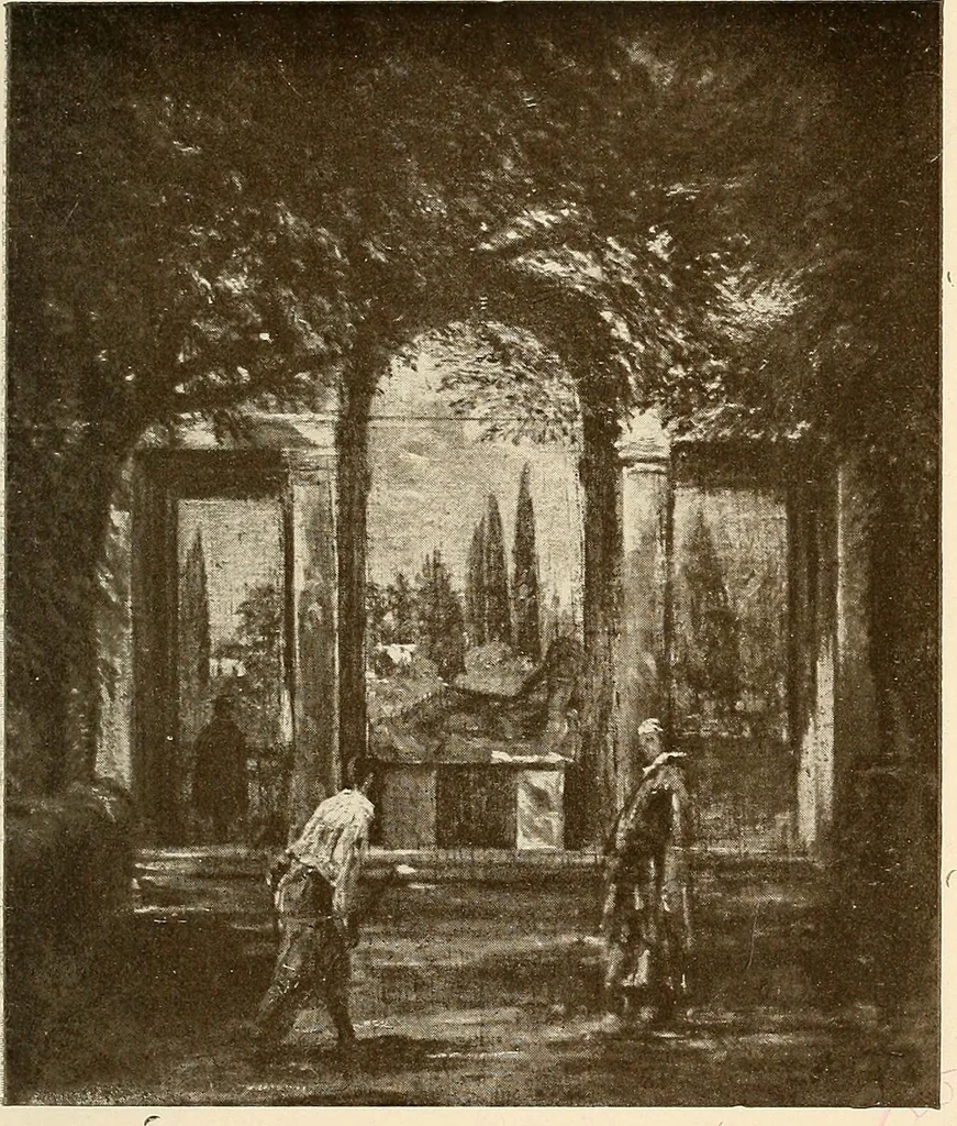 An illustration from Catalogue des tableaux du Musée du Prado, 1913, leaf 402