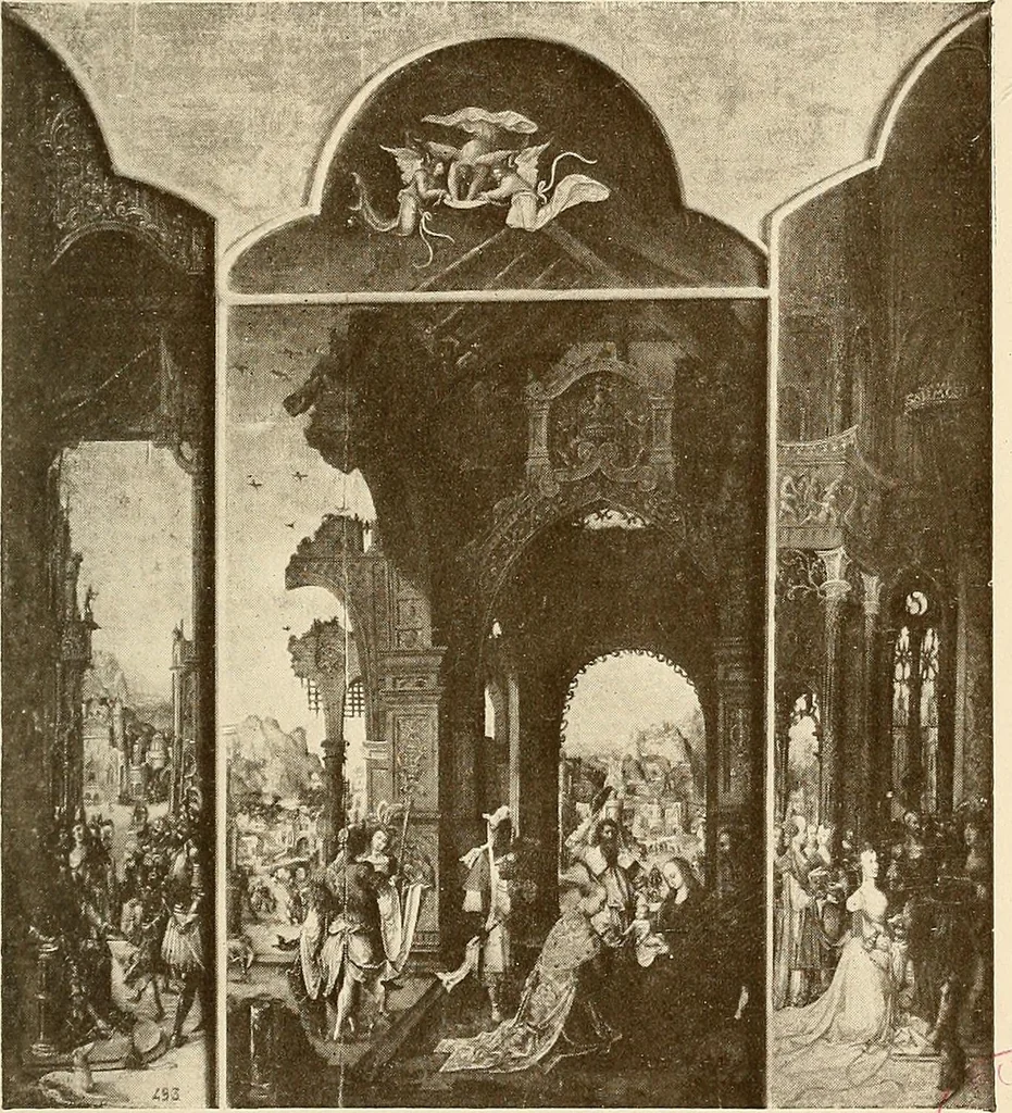 An illustration from Catalogue des tableaux du Musée du Prado, 1913, leaf 436