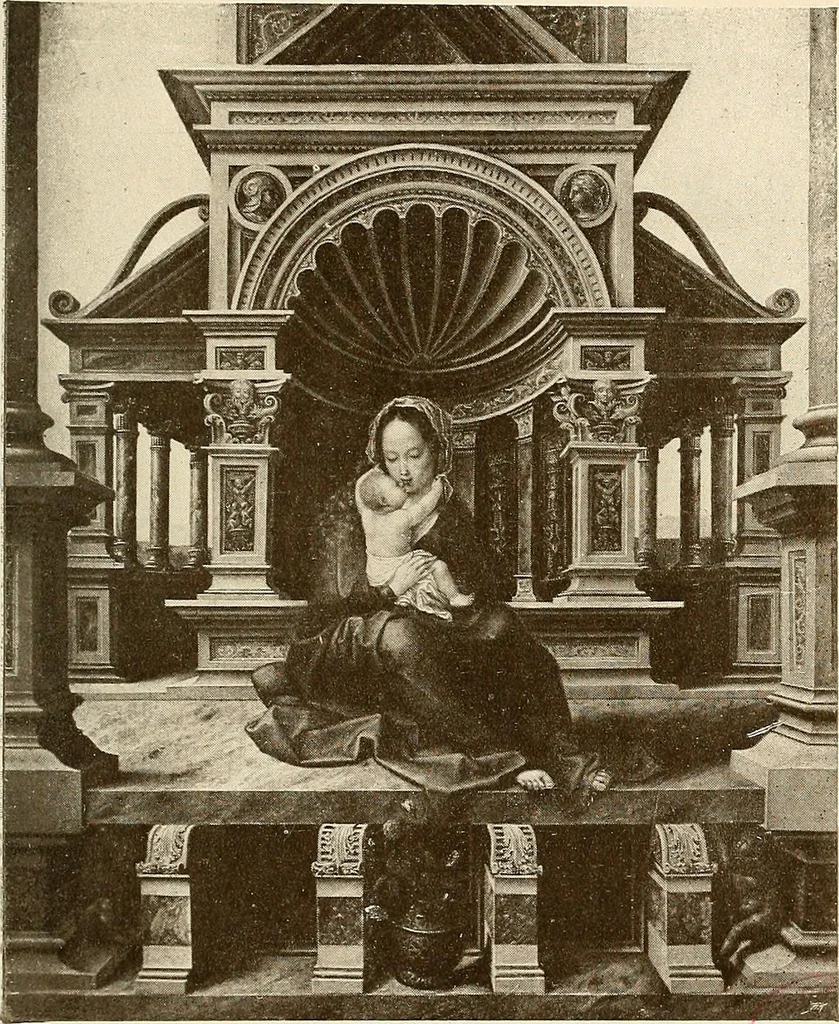 An illustration from Catalogue des tableaux du Musée du Prado, 1913, leaf 490