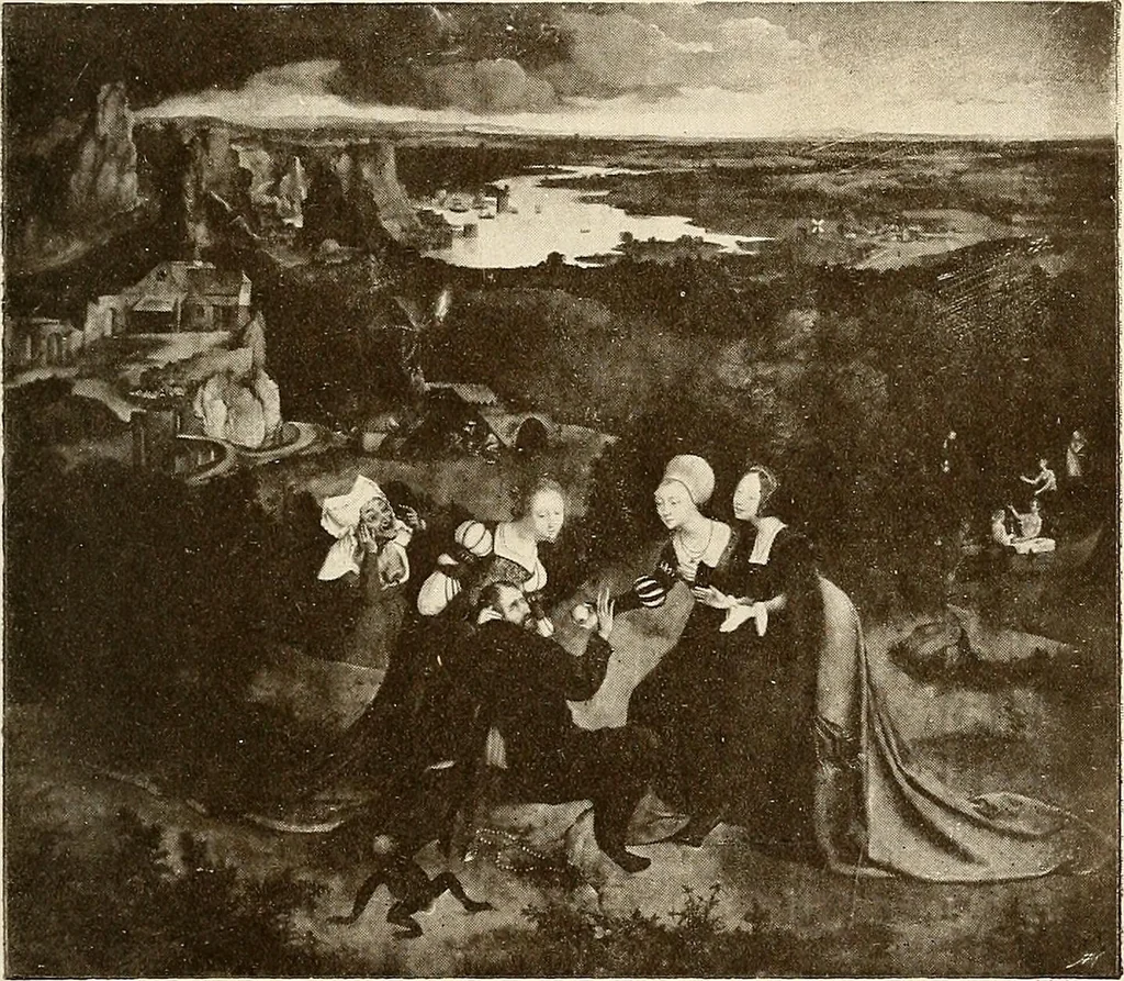 An illustration from Catalogue des tableaux du Musée du Prado, 1913, leaf 516