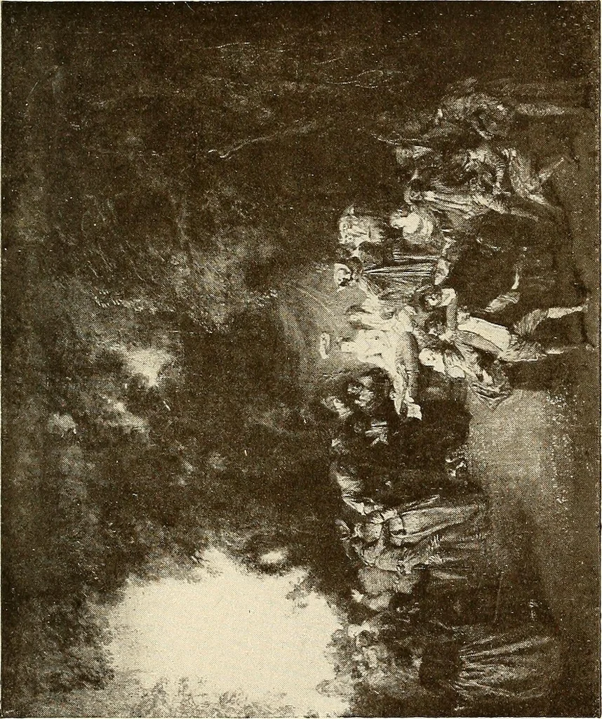 An illustration from Catalogue des tableaux du Musée du Prado, 1913, leaf 718