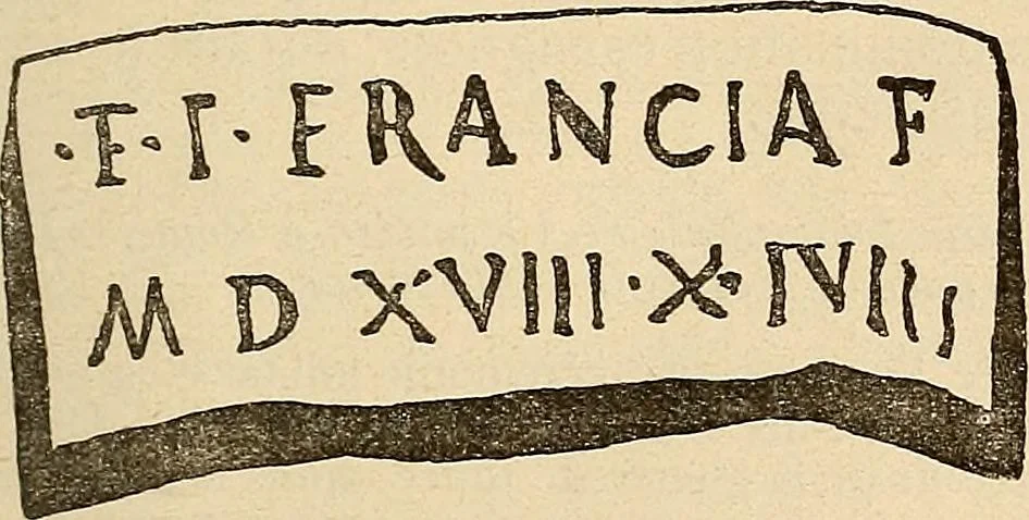 An illustration from Catalogue des tableaux du Musée du Prado, 1913, leaf 92