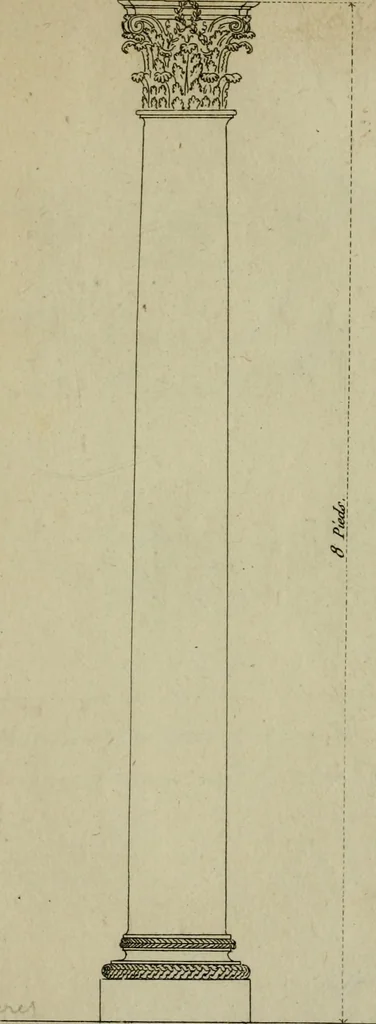 An illustration from Catalogue des vases, colonnes, tables de marbres rares, figures de bronze ... & autres effets importants qui composent le cabinet de feu M. le duc d'Aumont, 1782, leaf 182