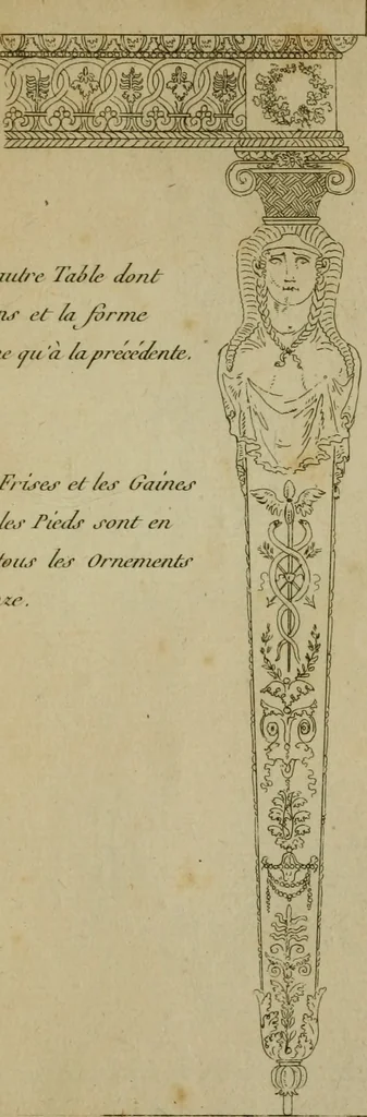 An illustration from Catalogue des vases, colonnes, tables de marbres rares, figures de bronze ... & autres effets importants qui composent le cabinet de feu M. le duc d'Aumont, 1782, leaf 224