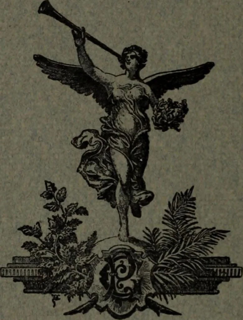 An illustration from Catalogue de tableaux modernes de premier ordre, pastels, aquarelles, dessins : œuvres importantes de: Besnard, Bonvin, Carriere, Cazin, Corot, Daubigny, Daumier, Degas, Diaz, Forain, Harpignies, Lebourg, Meissonier, Millet, Monet, Puvis de Chavannes, Théodore Rousseau, Renoir, Sisley, etc.; sculptures par Barye, Carriés, Dalou, Gémito, Rodin, 1897, leaf 255