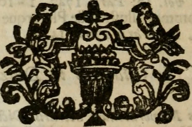 An illustration from Catalogue d'une nombreuse collection de livres en tout genre, rares et curieux : propres a satisfaire les amateurs et a fournir une partie de ce qui manque aux grandes bibliotheques : lesquels se vendront dans Berlin par Jean Neaulme, au commencement de l'année 1764 & dont le jour sera annoncé beaucoup d'avance par les gazettes .., 1763, leaf 501