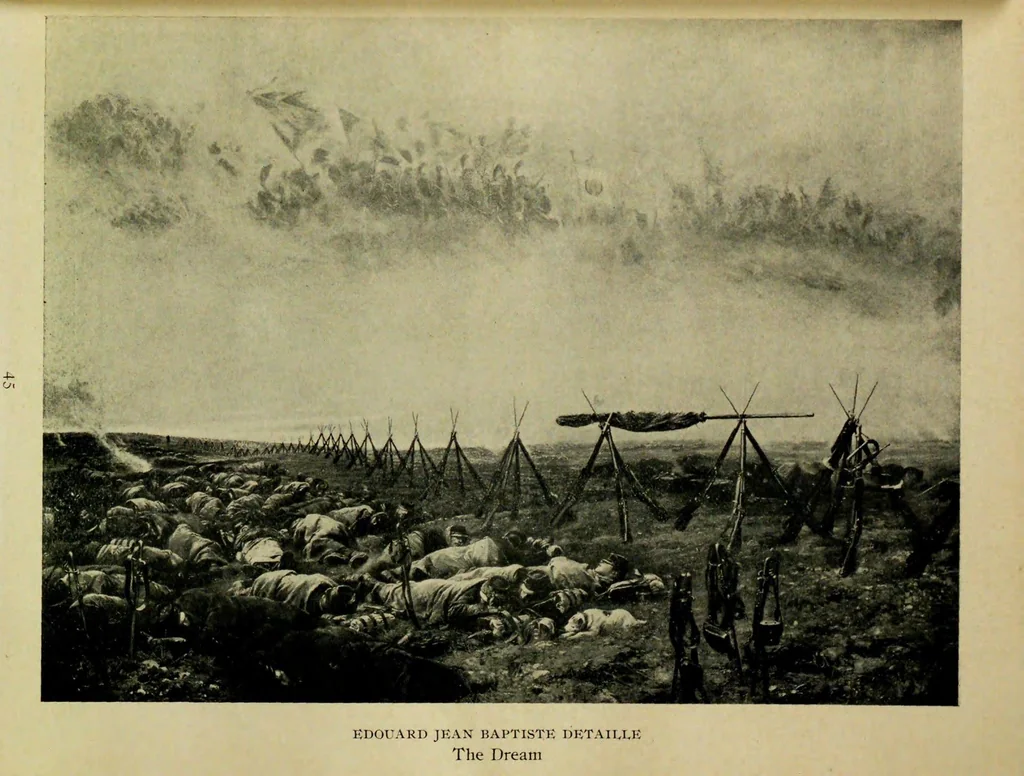 An illustration from Catalogue of an exhibition of paintings and sculpture from the Luxembourg Museum, Paris, of objects of decorative art from Mobilier National, the Gobelins and the Sèvres manufactories, of paintings, sculpture, and prints by contributing French and Belgian artists : forming the art collection exhibited by the French government at the Panama-Pacific Exposition, 1915, 1918, leaf 52