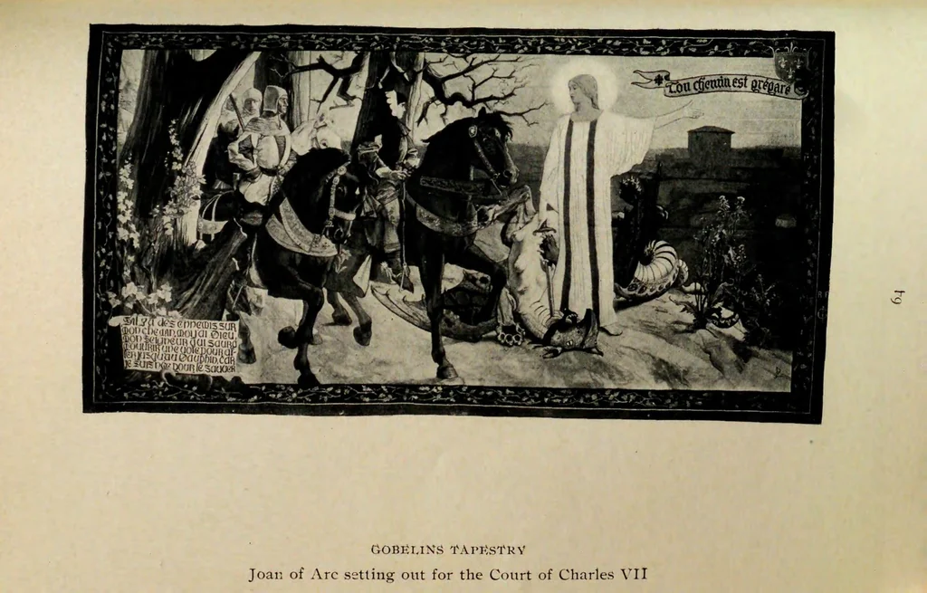 An illustration from Catalogue of an exhibition of paintings and sculpture from the Luxembourg Museum, Paris, of objects of decorative art from Mobilier National, the Gobelins and the Sèvres manufactories, of paintings, sculpture, and prints by contributing French and Belgian artists : forming the art collection exhibited by the French government at the Panama-Pacific Exposition, 1915, 1918, leaf 71