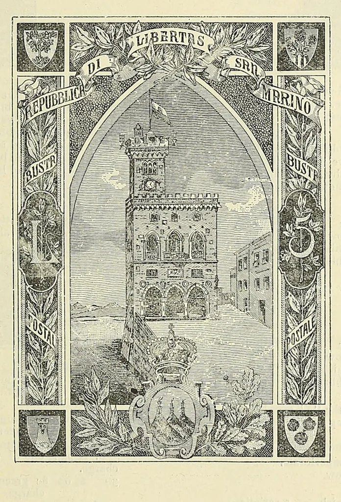 An illustration from A catalogue for advanced collectors of postage stamps, stamped envelopes and wrappers;, 1890, leaf 31