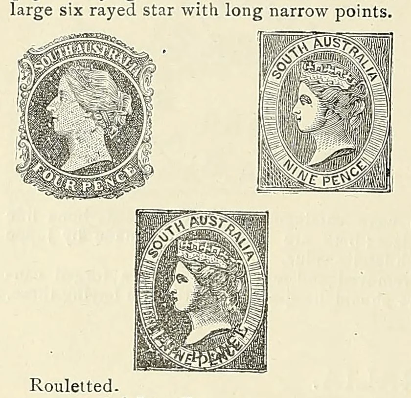An illustration from A catalogue for advanced collectors of postage stamps, stamped envelopes and wrappers;, 1890, leaf 74