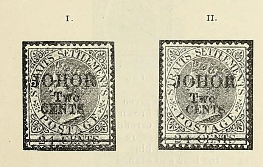 An illustration from A catalogue for advanced collectors of postage stamps, stamped envelopes and wrappers;, 1890, leaf 31