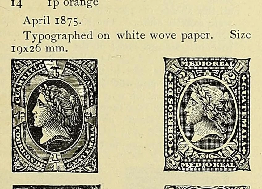An illustration from A catalogue for advanced collectors of postage stamps, stamped envelopes and wrappers;, 1890, leaf 51