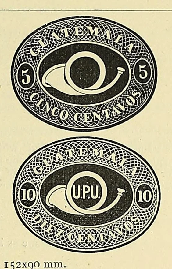An illustration from A catalogue for advanced collectors of postage stamps, stamped envelopes and wrappers;, 1890, leaf 55