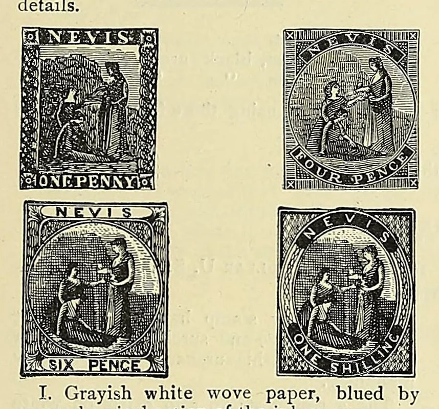 An illustration from A catalogue for advanced collectors of postage stamps, stamped envelopes and wrappers;, 1890, leaf 23