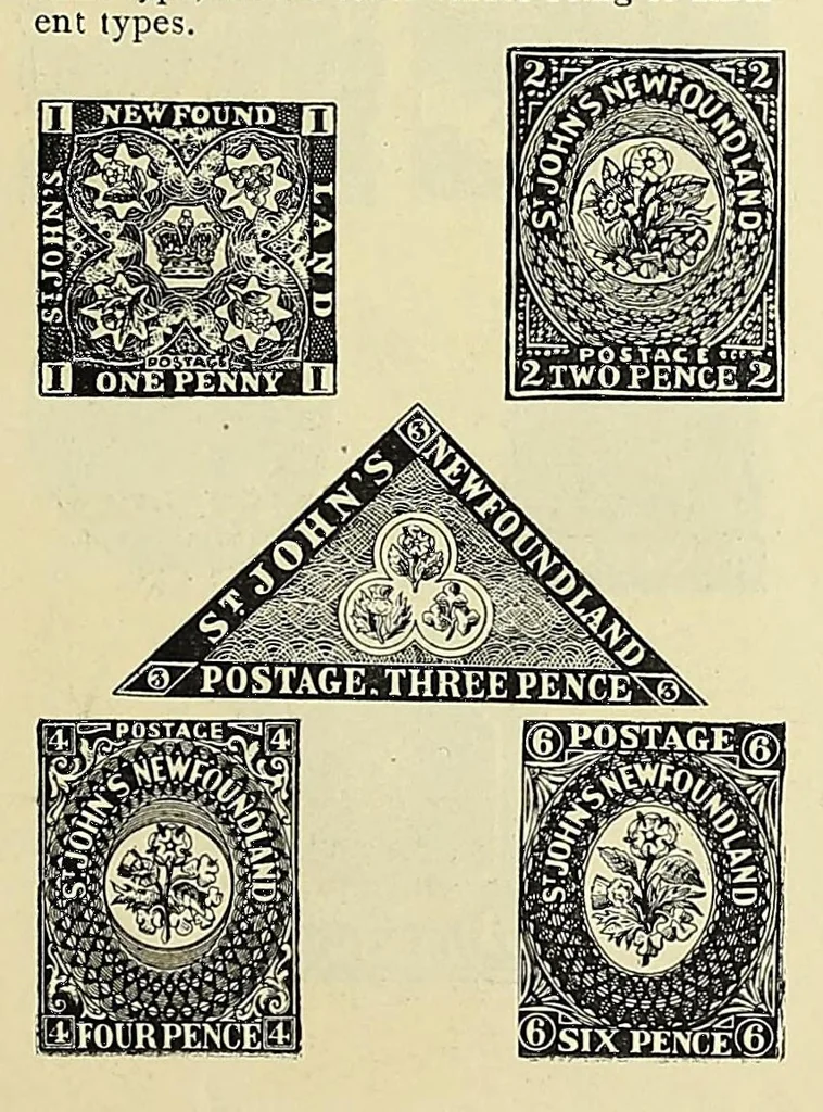 An illustration from A catalogue for advanced collectors of postage stamps, stamped envelopes and wrappers;, 1890, leaf 25