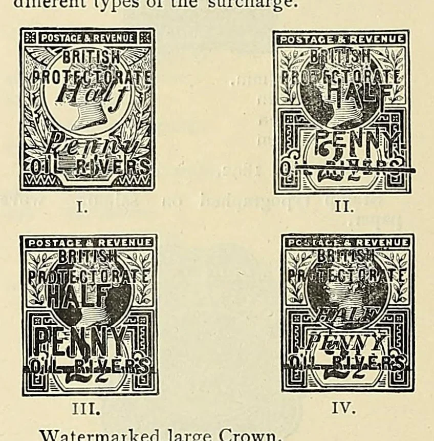 An illustration from A catalogue for advanced collectors of postage stamps, stamped envelopes and wrappers;, 1890, leaf 60