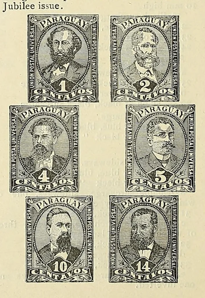 An illustration from A catalogue for advanced collectors of postage stamps, stamped envelopes and wrappers;, 1890, leaf 72