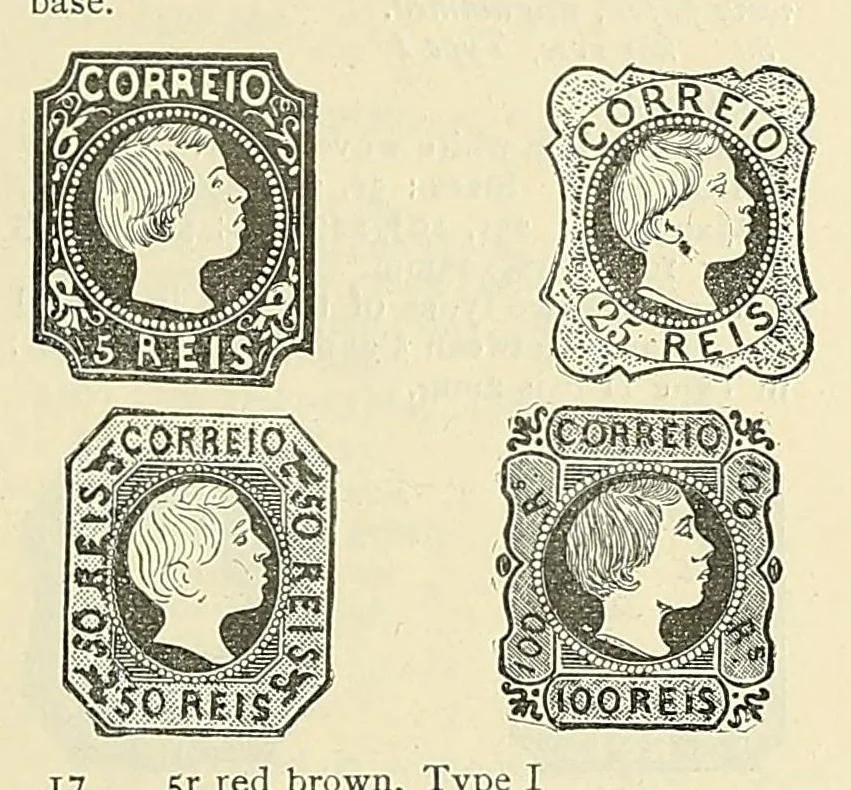 An illustration from A catalogue for advanced collectors of postage stamps, stamped envelopes and wrappers;, 1890, leaf 35