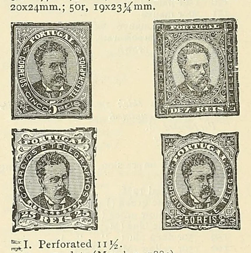 An illustration from A catalogue for advanced collectors of postage stamps, stamped envelopes and wrappers;, 1890, leaf 38