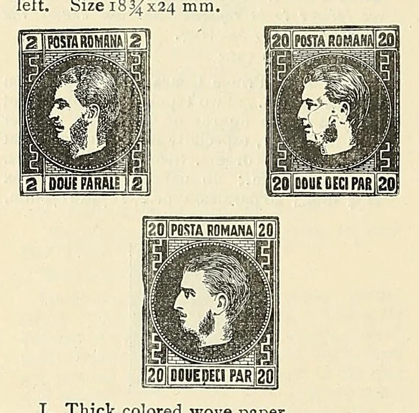 An illustration from A catalogue for advanced collectors of postage stamps, stamped envelopes and wrappers;, 1890, leaf 74