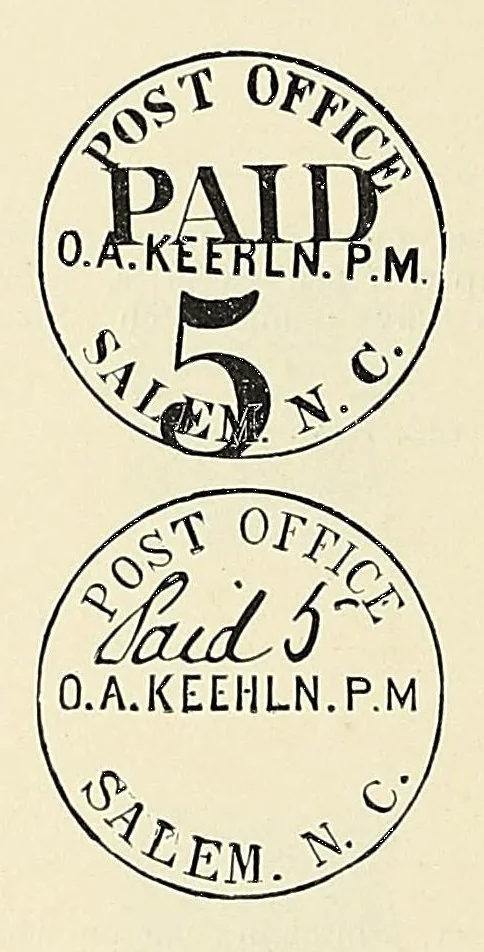 An illustration from A catalogue for advanced collectors of postage stamps, stamped envelopes and wrappers;, 1890, leaf 202