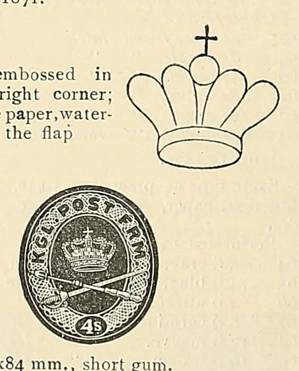 An illustration from A catalogue for advanced collectors of postage stamps, stamped envelopes and wrappers;, 1890, leaf 22