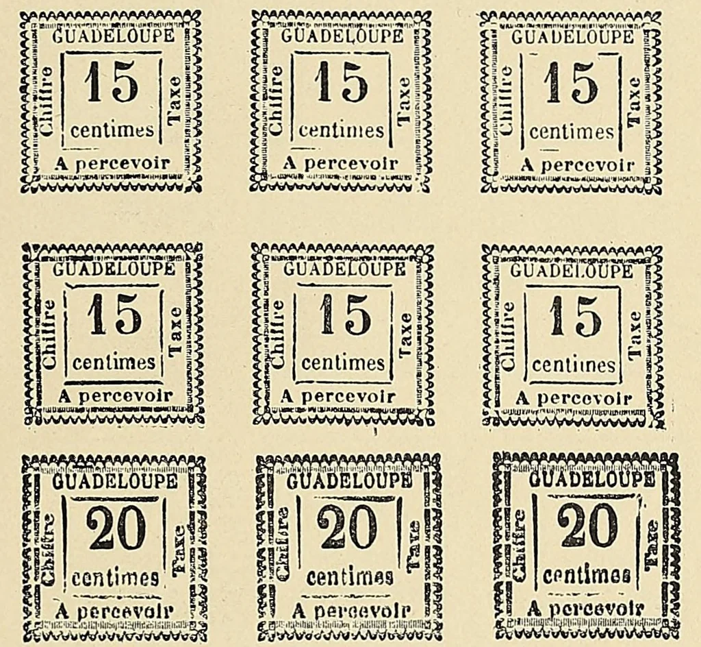 An illustration from A catalogue for advanced collectors of postage stamps, stamped envelopes and wrappers;, 1890, leaf 59