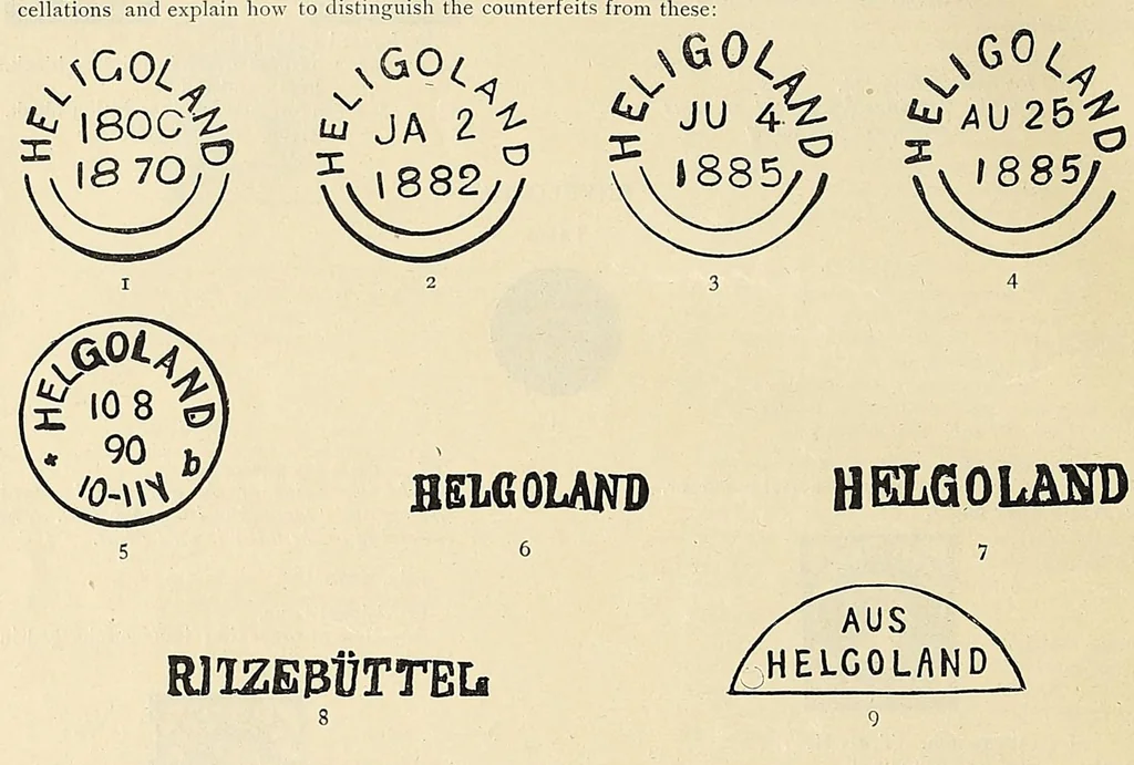 An illustration from A catalogue for advanced collectors of postage stamps, stamped envelopes and wrappers;, 1890, leaf 10