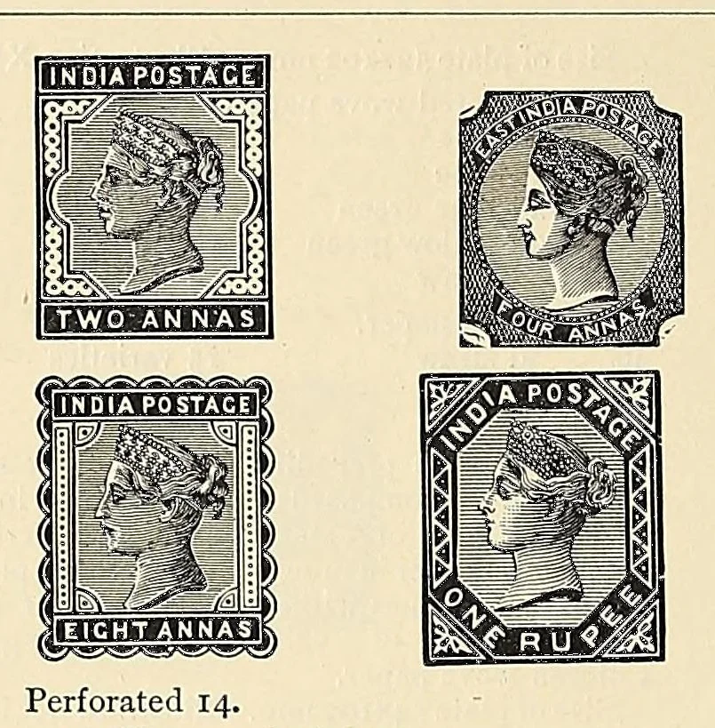 An illustration from A catalogue for advanced collectors of postage stamps, stamped envelopes and wrappers;, 1890, leaf 62