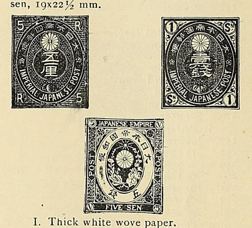 An illustration from A catalogue for advanced collectors of postage stamps, stamped envelopes and wrappers;, 1890, leaf 10