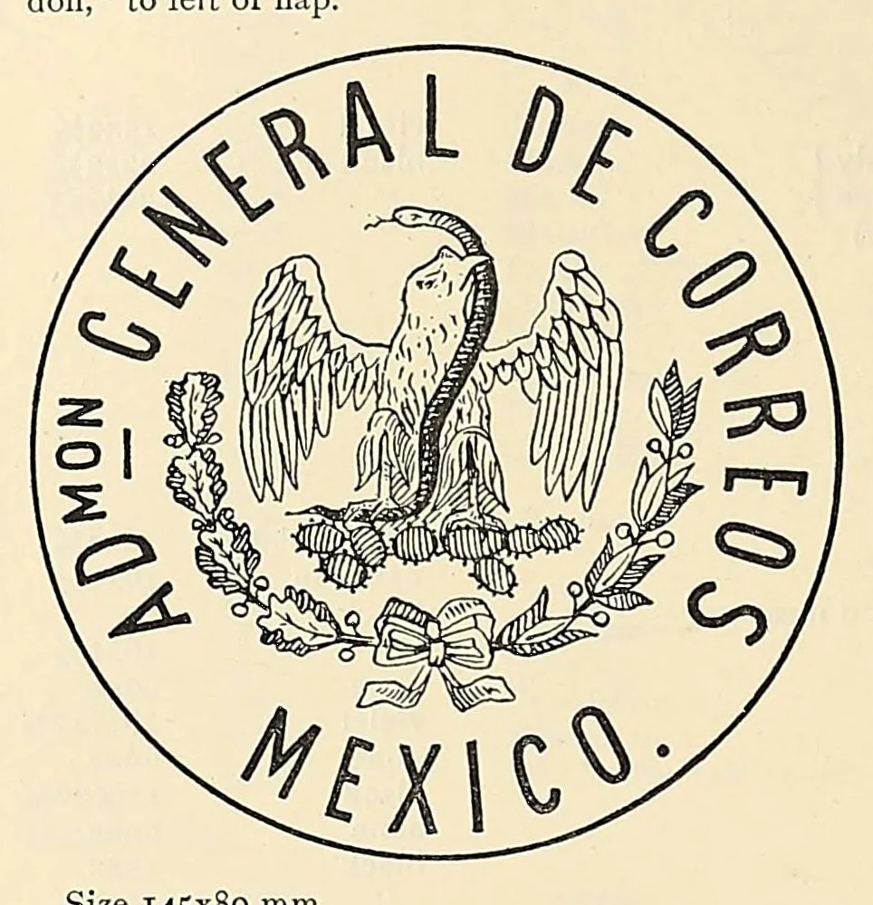An illustration from A catalogue for advanced collectors of postage stamps, stamped envelopes and wrappers;, 1890, leaf 130