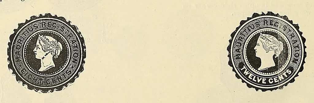 An illustration from A catalogue for advanced collectors of postage stamps, stamped envelopes and wrappers;, 1890, leaf 46