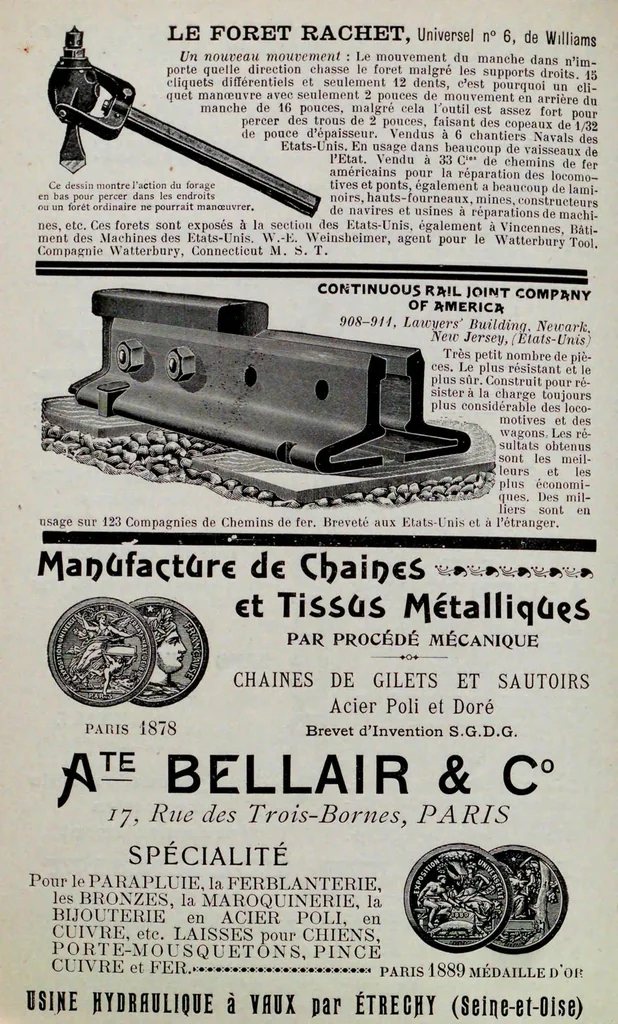 An illustration from Catalogue général officiel, 1900, leaf 410