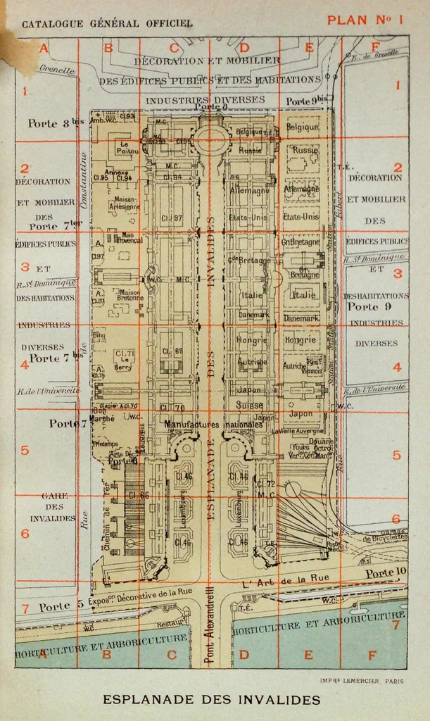 An illustration from Catalogue général officiel, 1900, leaf 17